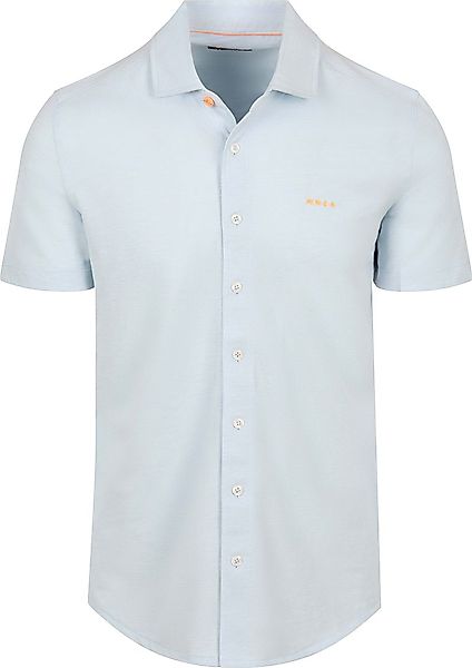 NZA Shirt Kurzarm Piqué Sky Blau - Größe L günstig online kaufen