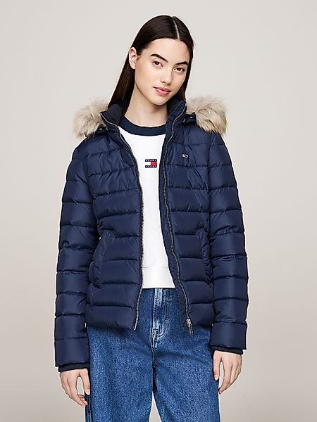 Tommy Jeans Curve Steppjacke "TJW BASIC HOODED DOWN JACKET EXT" mit Kapuze günstig online kaufen