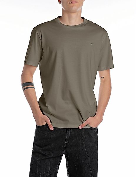 Replay T-Shirt mit Logostickerei auf der günstig online kaufen