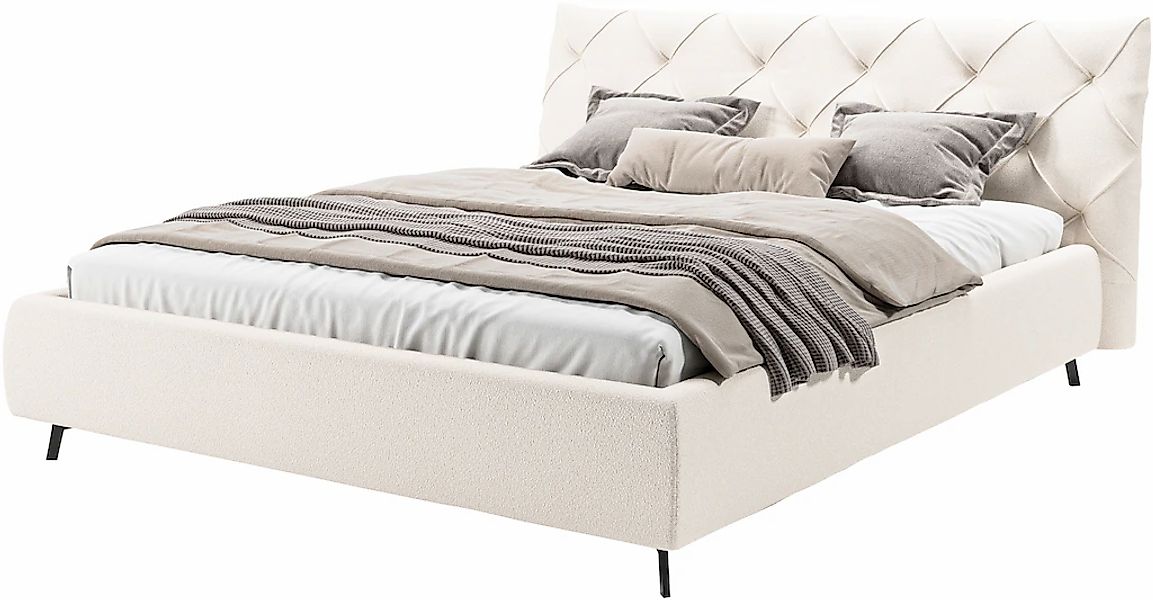 Home affaire Polsterbett "Elloree, in 4 Breiten bis 200cm, auch in Leder" K günstig online kaufen