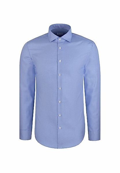 seidensticker Businesshemd "Schwarze Rose" Slim 1/1 Kentkragen Struktur günstig online kaufen