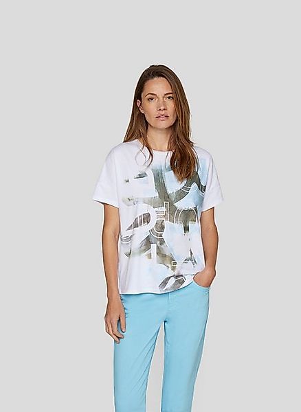 Rabe Print-Shirt mit Rundhals und Nieten-Details günstig online kaufen
