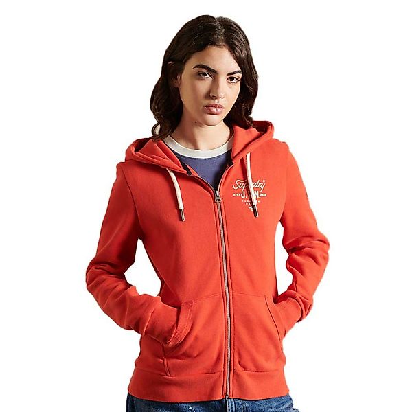 Superdry Scipt Style Workwear Kapuzenpullover 2XS Americana Red günstig online kaufen