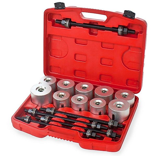 tectake Koffer-Kompressor Silentlager-Abzieherset, 27-teilig günstig online kaufen