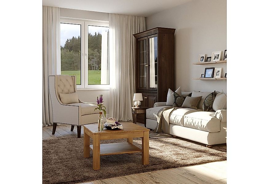 Krok Wood Couchtisch Bonn aus Massivholz in Eiche günstig online kaufen