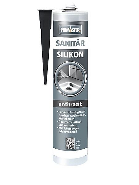 Primaster Silikon Primaster Sanitär Silikon anthrazit 310 ml günstig online kaufen