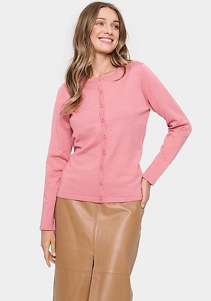 Saint Tropez Strickjacke A8661, MilaSZ R-Neck günstig online kaufen