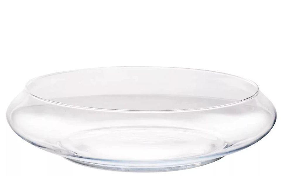 Glasschale XXL Dekoschale Glas Rund Transparent 40cm günstig online kaufen