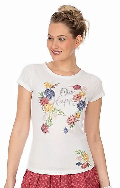 Piz Palü Trachtenshirt T-Shirt DAGMAR weiss günstig online kaufen