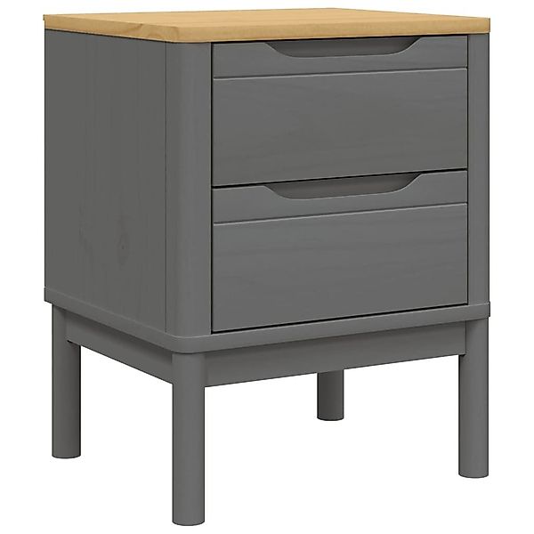 vidaXL Nachttisch Nachttisch Grau 45x39x57 cm günstig online kaufen