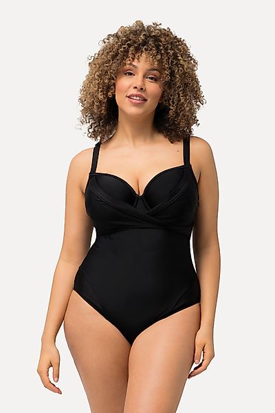 Ulla Popken Badeanzug Badeanzug drapiert Softcups günstig online kaufen