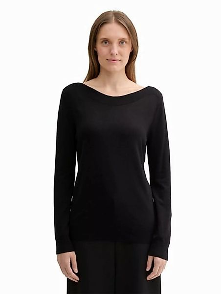 TOM TAILOR Longpullover mit Rippbündchen günstig online kaufen