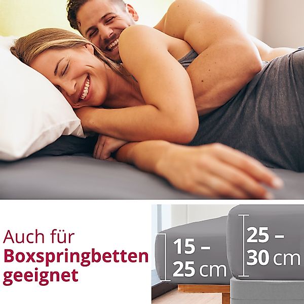 DecoHomeTextil Heimtextilmanufaktur Spannbettlaken Greenline Spannbettlaken günstig online kaufen