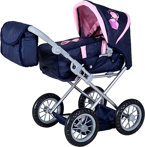 Knorrtoys® Kombi-Puppenwagen Ruby - princess blue, mit Wickeltasche günstig online kaufen