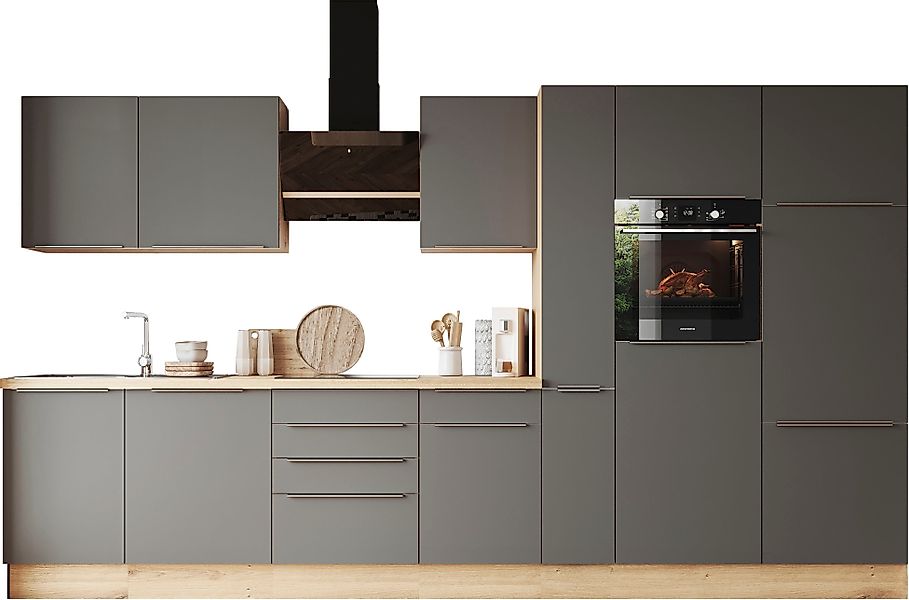 RESPEKTA Küchenzeile "Safado aus der Serie Marleen" Breite 370 cm, mit Soft günstig online kaufen