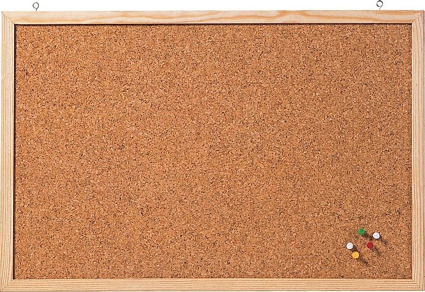 FRANKEN Pinnwand Korktafel Memoboard 120x80 cm Braun günstig online kaufen