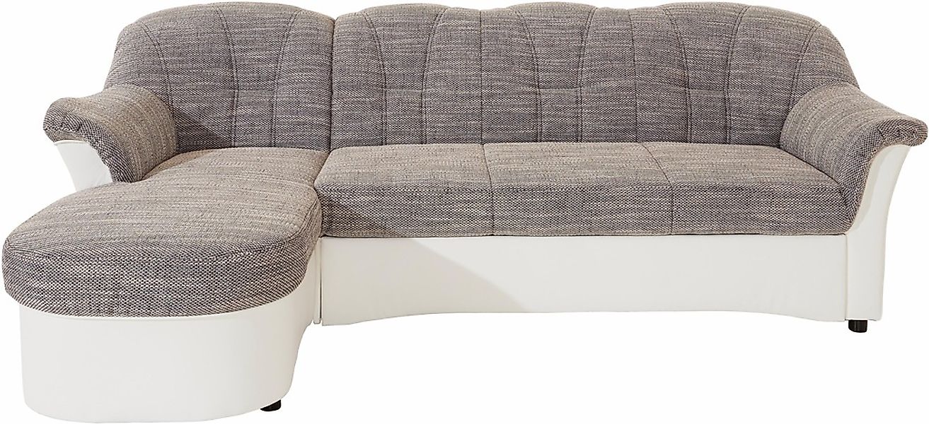 DOMO collection Ecksofa »Flores Schlafsofa, B/T/H: 233/142/86 cm, L-Form«, günstig online kaufen