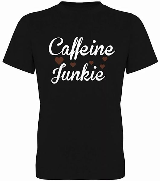 G-graphics T-Shirt Caffein Junkie Herren T-Shirt, mit Frontprint, für Coffe günstig online kaufen