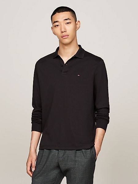 Tommy Hilfiger Langarm-Poloshirt "L/S LIQUID COTTON REG POLO mit Jersey und günstig online kaufen