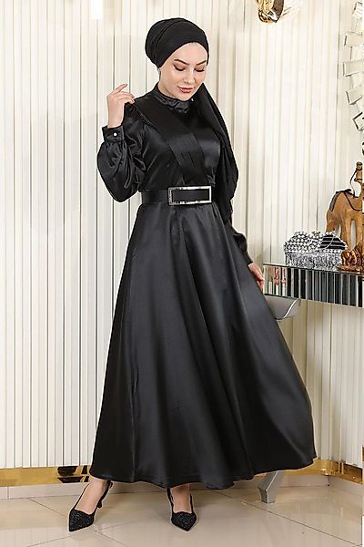 MODAMİHRAM Midikleid Abendkleid Satin günstig online kaufen