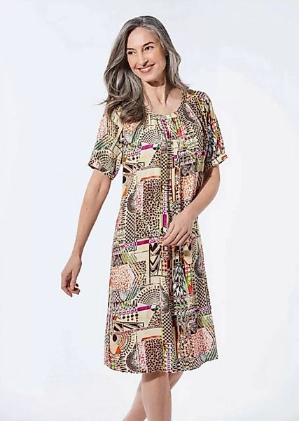 GOLDNER Sommerkleid Kurzgröße: Hängerchen Kleid im Mustermix günstig online kaufen