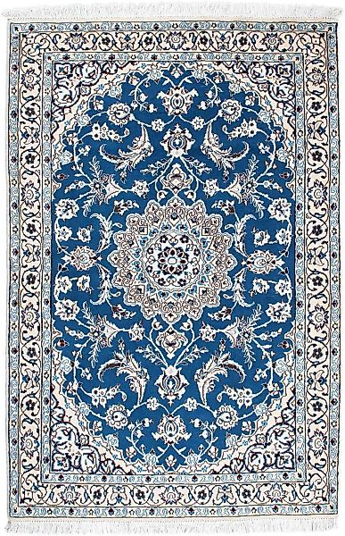 morgenland Orientteppich »Perser - Nain - Royal - 166 x 110 cm - blau«, rec günstig online kaufen