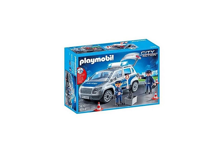 Playmobil® 9053 Polizei Geländewagen Licht und Sound Konstruktions-Spielset günstig online kaufen