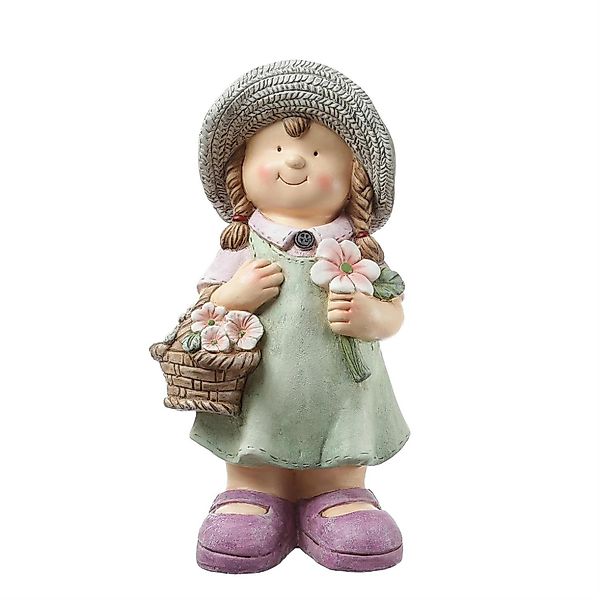 MARELIDA Gartenfigur Dekofigur Mädchen Klara mit günstig online kaufen