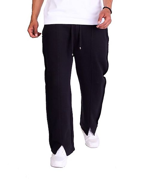 KINGZ Kapuzensweatshirt Herren Baggy Sweatpant mit Bestickung Schwarz XL günstig online kaufen