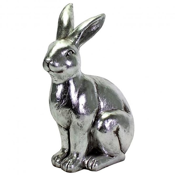 Deko-Objekt Hase SILVER RABBIT 51 cm hoch von Werner Voss Antik Silber günstig online kaufen