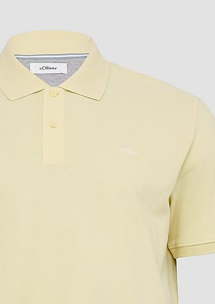 s.Oliver Kurzarmshirt Poloshirt aus Baumwollpiqué günstig online kaufen