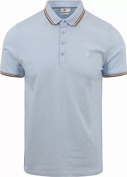 Blue Industry Piqué Poloshirt Hellblau - Größe L günstig online kaufen