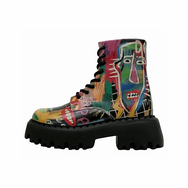 DOGO Chelseaboots "Navy Schnürstiefel Boots No More Drama Damen Stiefelette günstig online kaufen