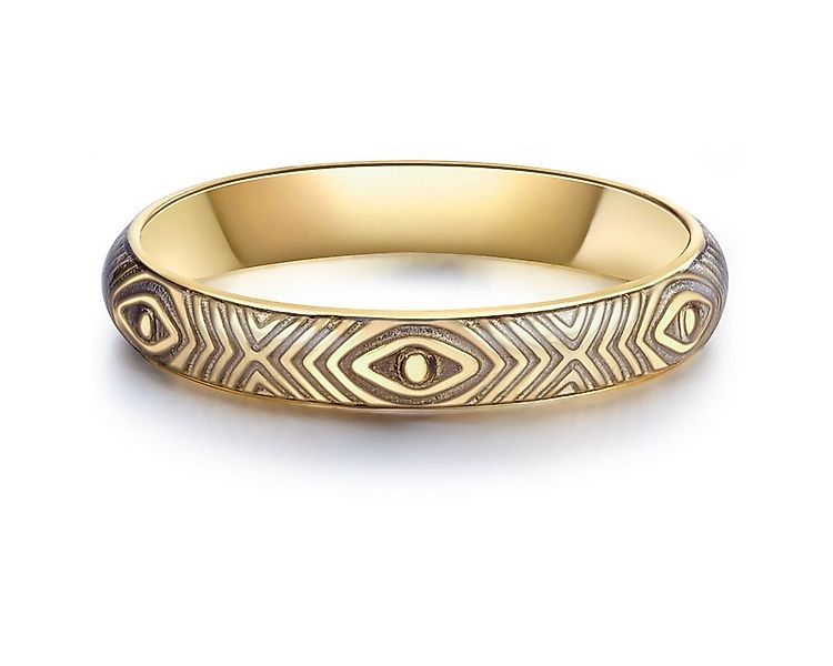 Glanzstücke München Silberring gelbgold, aus Sterling Silber günstig online kaufen