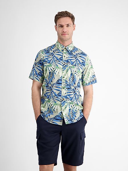LERROS Kurzarmhemd "LERROS Hawaiihemd, floral gemustert" günstig online kaufen