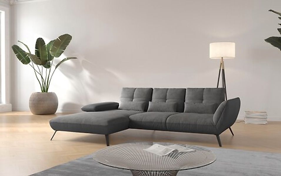 OTTO home Ecksofa »Mikado L-Form« inkl. Sitztiefenverstellung und Armteilve günstig online kaufen