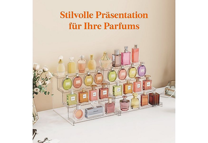 Lifewit Ablageregal 4-stufiger Parfümständer mit Gitter, Parfüm Organizer A günstig online kaufen