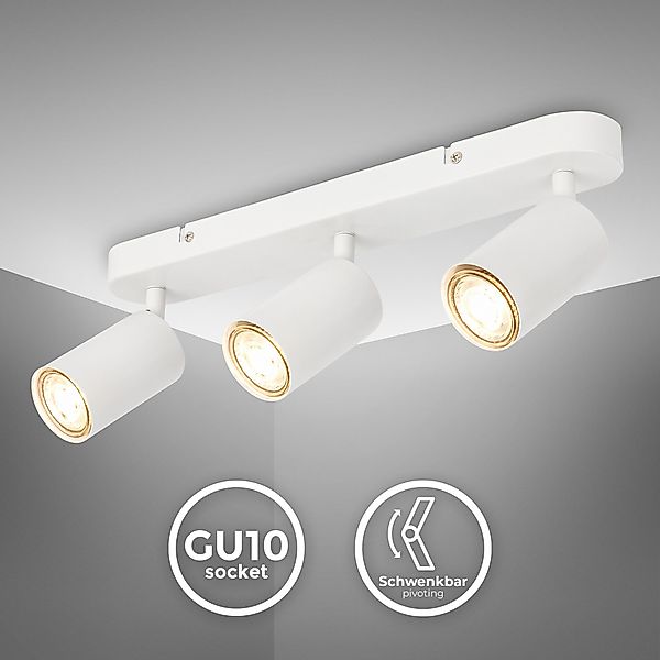 B.K.Licht Deckenspot Deckenlampe schwenkbar, GU10 Deckenleuchte, günstig online kaufen