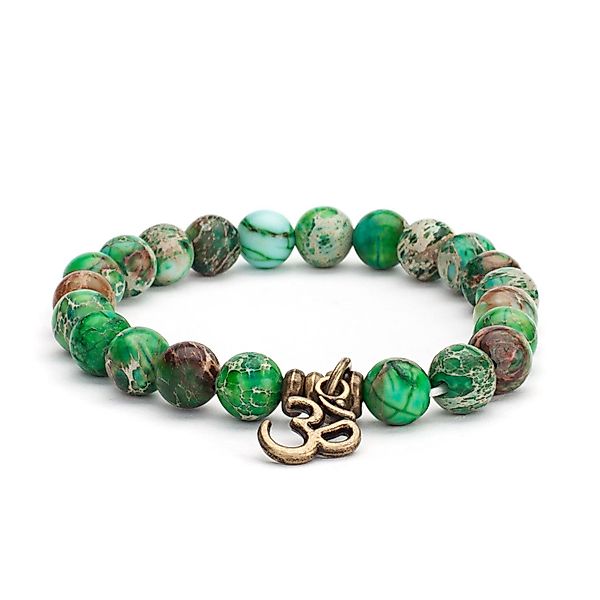 bodhi Perlenarmband Mala Armband mit grüner günstig online kaufen