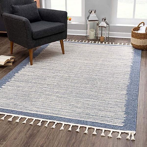 Carpet City Teppich »Art 2231«, rechteckig, 7 mm Höhe, Läufer, Kurzflor, mi günstig online kaufen