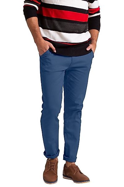 BlauerHafen Chinohose Slim-Fit-Chinos für Herren klassischer Stretch-Chinoh günstig online kaufen