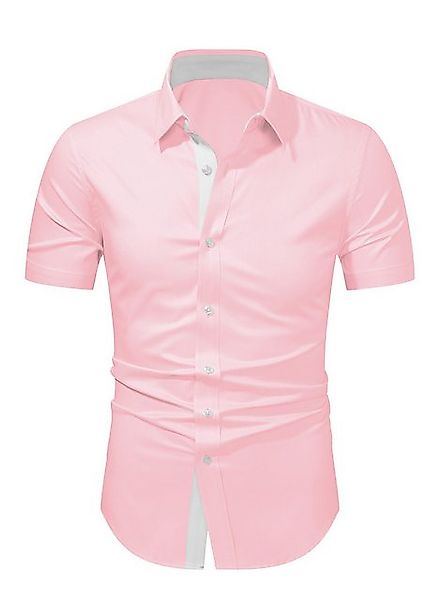 JMIERR Businesshemd Herren Hemd Kurzarm Freizeithemd Business Formales Somm günstig online kaufen