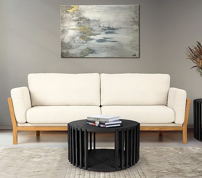 Woodman Couchtisch Drum, Breite/Tiefe/Höhe: 83/83/42 cm, günstig online kaufen