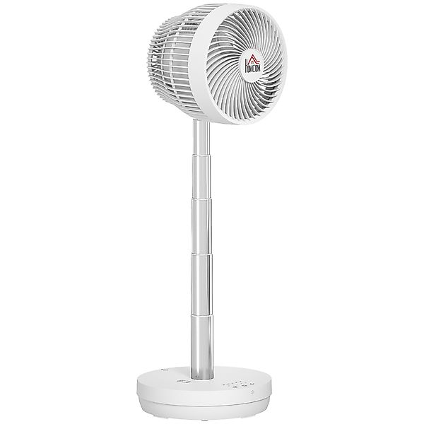 HOMCOM Schreibtischventilator mit Fernbedienung und wiederaufladbarer Batte günstig online kaufen