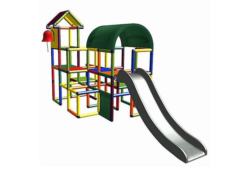 move and stic Spielturm LINUS Klettergerüst mit Rutsche Konstruktions-Spiel günstig online kaufen