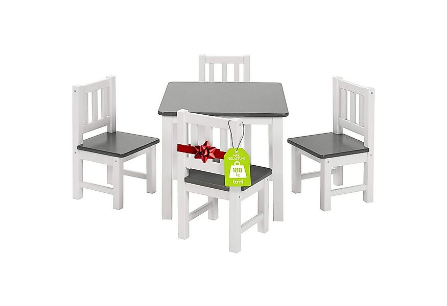 BOMI Kindersitzgruppe Holzsitzgruppe Amy, (Set, 5-tlg., oder 5 tlg. erhältl günstig online kaufen