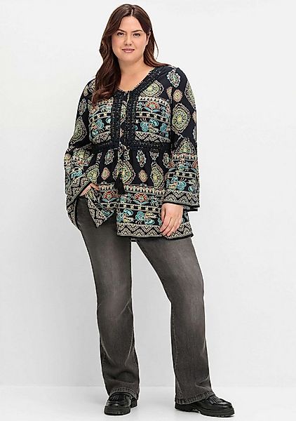 sheego by Joe Browns Klassische Bluse Longbluse Langarm günstig online kaufen