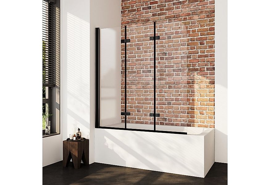 Boromal Badewannenaufsatz 3 teilig faltbar Faltwand Duschtrennwand Duschwan günstig online kaufen