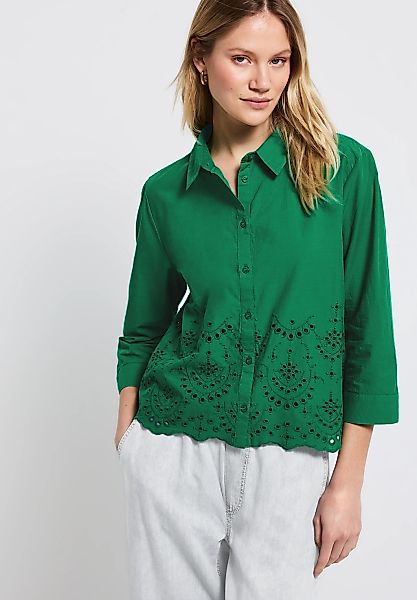 STREET ONE Hemdbluse, mit Stickerei und Knopfleiste günstig online kaufen