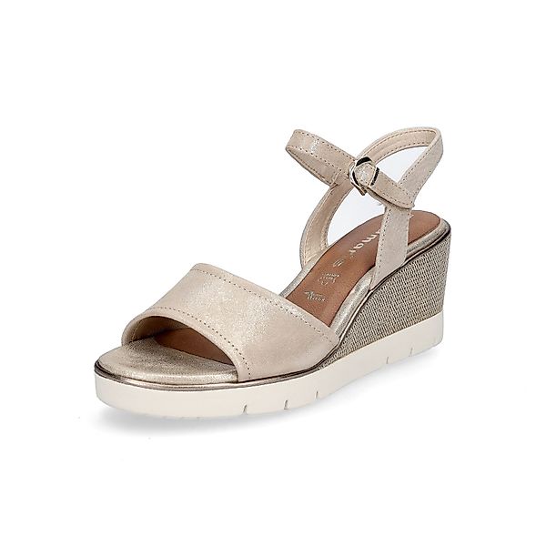 Tamaris Tamaris Damen Sandalette champagner Sandale günstig online kaufen